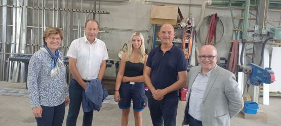 Gruppenfoto Besuch Stadträte