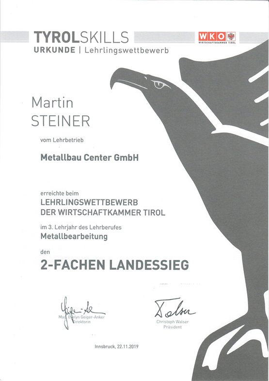 Auszeichnung Martin