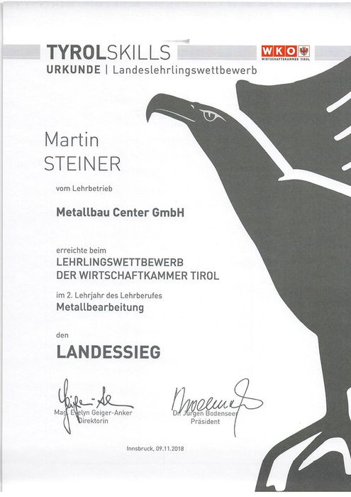 Auszeichnung Martin
